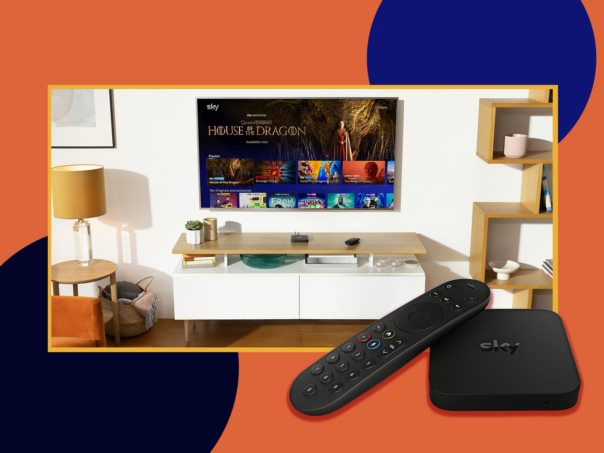 How to get on sale netflix on sky box